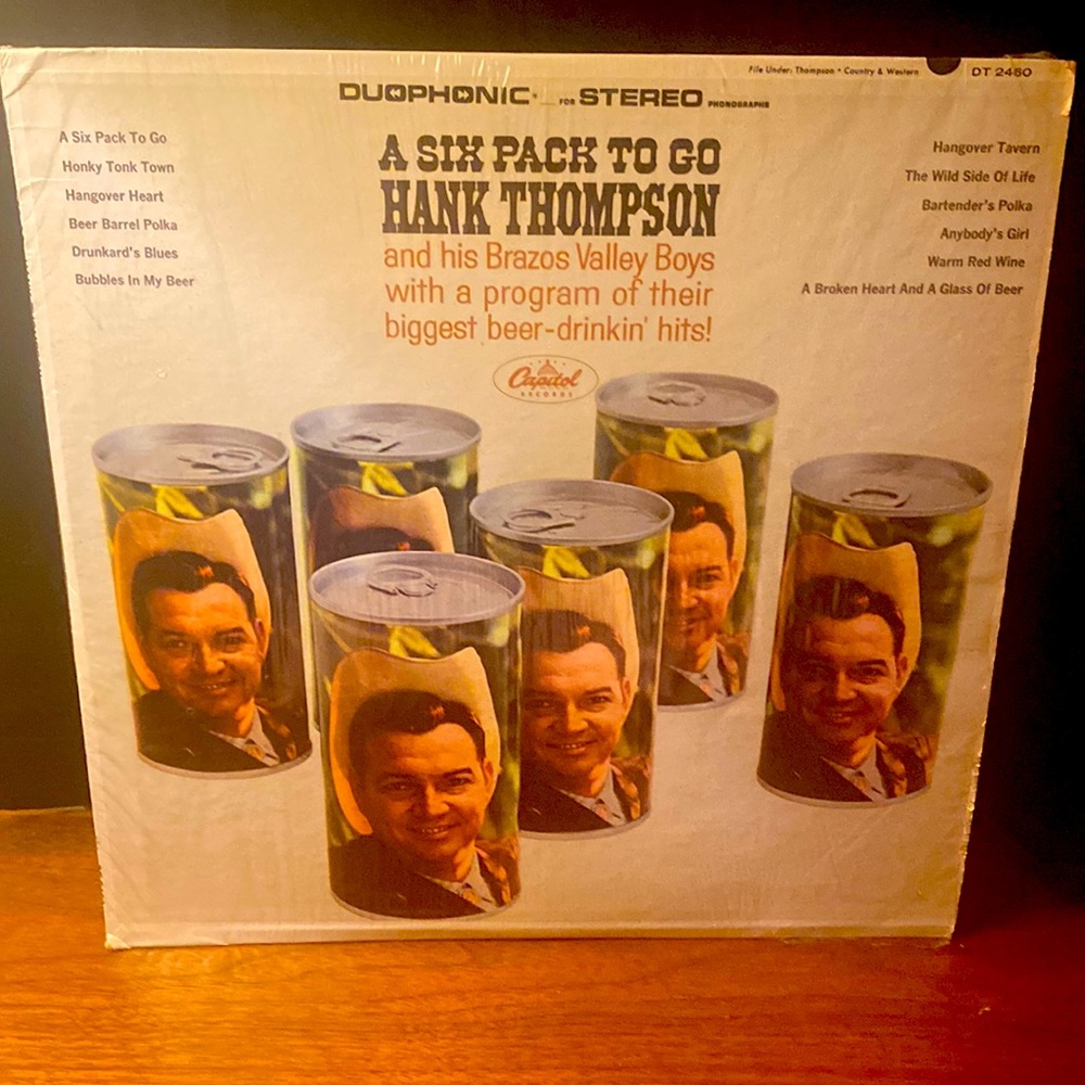 A six pack to go, Hank Thompson Album